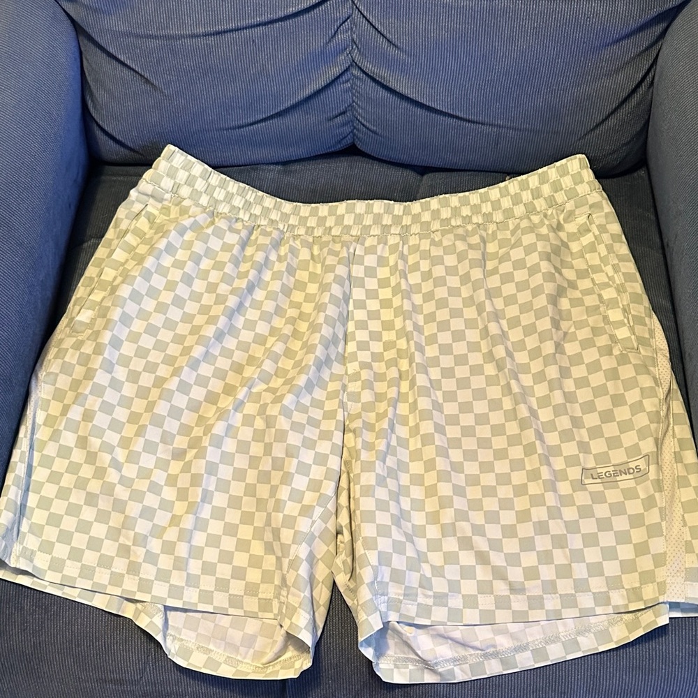 Legends Checkered Shorts - light green